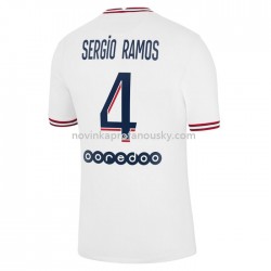 Paris Saint-Germain Dres Sergio Ramos 4 Čtvrtý Fotbalové Dresy pro Muže 2021-2022 Krátký Rukáv