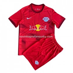 RB Leipzig Dres Venkovní Fotbalové Dresy pro Děti 2022-2023 Krátký Rukáv