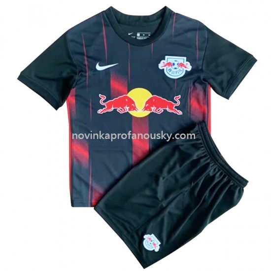 RB Leipzig Dres Alternativní Fotbalové Dresy pro Děti 2022-2023 Krátký Rukáv
