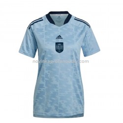 Španělsko Dres Venkovní Fotbalové Dresy pro Ženy 2022 Krátký Rukáv