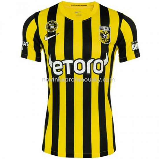 Vitesse Dres Domácí Fotbalové Dresy pro Muže 2022-2023 Krátký Rukáv