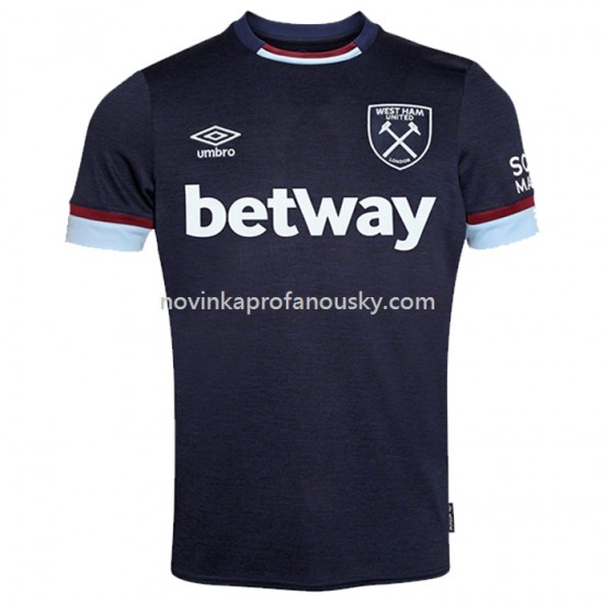West Ham United Dres Alternativní Fotbalové Dresy pro Muže 2021-2022 Krátký Rukáv