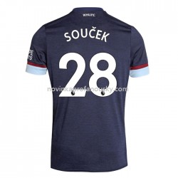 West Ham United Dres Tomas Alternativní Fotbalové Dresy pro Muže 2021-2022 Krátký Rukáv