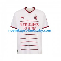 AC Milán Dres Venkovní Fotbalové Dresy pro Muže 2022-2023 Krátký rukáv