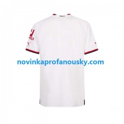 AC Milán Dres Venkovní Fotbalové Dresy pro Muže 2022-2023 Krátký rukáv