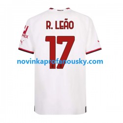 AC Milán Dres Rafael Leao 17 Venkovní Fotbalové Dresy pro Muže 2022-2023 Krátký rukáv