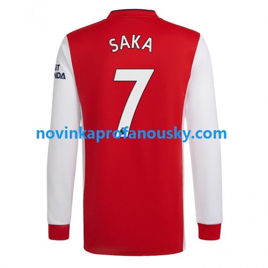 Arsenal Dres Bukayo Saka 7 Domácí Fotbalové Dresy pro Muže 2022-2023 Dlouhý rukáv
