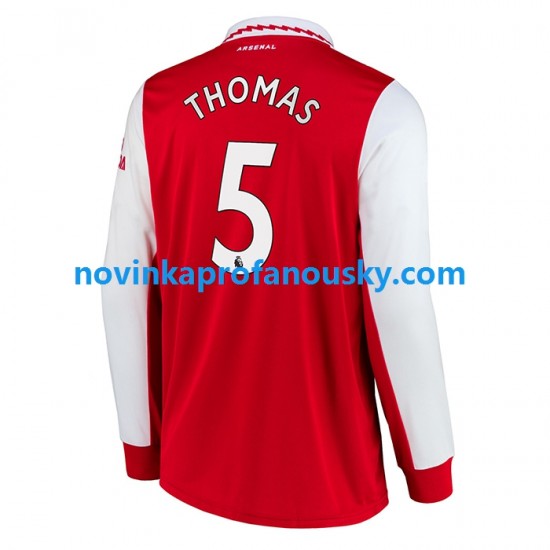 Arsenal Dres Thomas Partey 5 Domácí Fotbalové Dresy pro Muže 2022-2023 Dlouhý rukáv