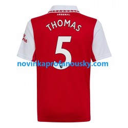 Arsenal Dres Thomas Partey 5 Domácí Fotbalové Dresy pro Muže 2022-2023 Krátký rukáv