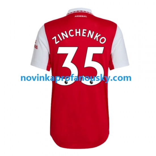 Arsenal Dres Zinchenko 35 Domácí Fotbalové Dresy pro Muže 2022-2023 Krátký rukáv