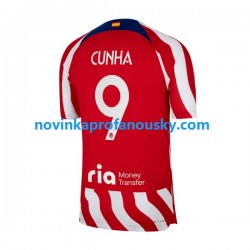 Atlético Madrid Dres Matheus Cunha 9 Domácí Fotbalové Dresy pro Muže 2022-2023 Krátký rukáv