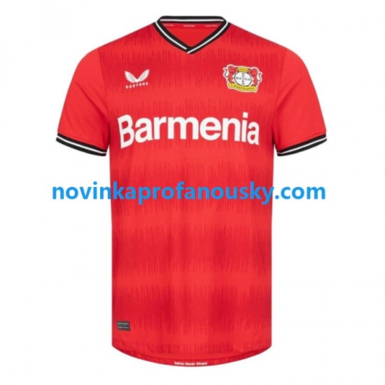 Bayer 04 Leverkusen Dres Domácí Fotbalové Dresy pro Muže 2022-2023 Krátký rukáv
