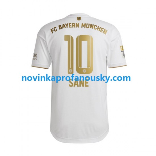 FC Bayern Mnichov Dres Leroy Sane 10 Venkovní Fotbalové Dresy pro Muže 2022-2023 Krátký rukáv