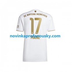 FC Bayern Mnichov Dres Sadio Mane 17 Venkovní Fotbalové Dresy pro Muže 2022-2023 Krátký rukáv