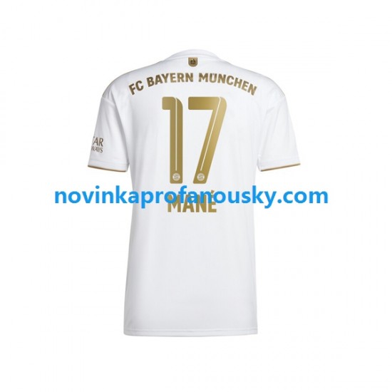 FC Bayern Mnichov Dres Sadio Mane 17 Venkovní Fotbalové Dresy pro Muže 2022-2023 Krátký rukáv