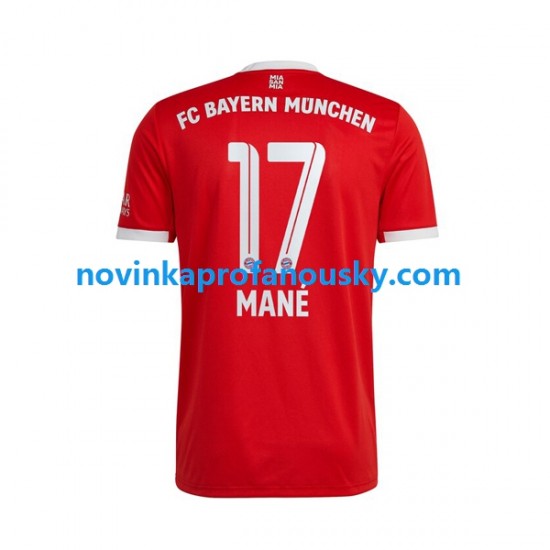 FC Bayern Mnichov Dres Sadio Mane 17 Domácí Fotbalové Dresy pro Muže 2022-2023 Krátký rukáv