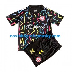 Bristol City Dres Brankářské Domácí Fotbalové Dresy pro Děti 2022-2023 Krátký rukáv