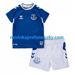 Everton Dres Domácí Fotbalové Dresy pro Děti 2022-2023 Krátký rukáv
