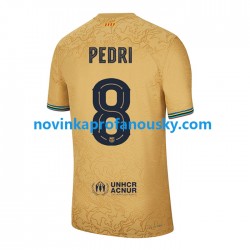 FC Barcelona Dres Pedri 8 Venkovní Fotbalové Dresy pro Muže 2022-2023 Krátký rukáv