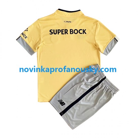 FC Porto Dres Venkovní Fotbalové Dresy pro Děti 2022-2023 Krátký rukáv