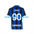Inter Milán Dres Romelu Lukaku 90 Domácí Fotbalové Dresy pro Muže 2022-2023 Krátký rukáv