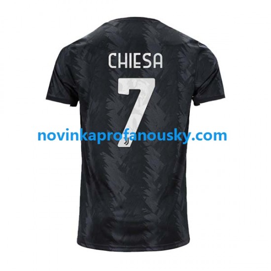 Juventus Dres Chiesa 7 Venkovní Fotbalové Dresy pro Muže 2022-2023 Krátký rukáv