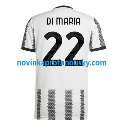 Juventus Dres Di Maria 22 Domácí Fotbalové Dresy pro Muže 2022-2023 Krátký rukáv