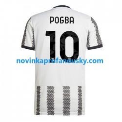 Juventus Dres Pogba 10 Domácí Fotbalové Dresy pro Muže 2022-2023 Krátký rukáv