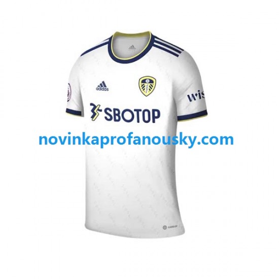 Leeds United Dres Domácí Fotbalové Dresy pro Muže 2022-2023 Krátký rukáv