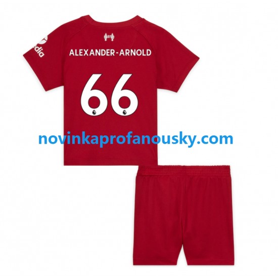 Liverpool Dres Alexander-Arnold 66 Domácí Fotbalové Dresy pro Děti 2022-2023 Krátký rukáv