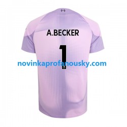 Liverpool Dres Alisson Becker 1 Brankářské Domácí Fotbalové Dresy pro Muže 2022-2023 Krátký rukáv