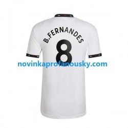 Manchester United Dres Bruno Fernandes 8 Venkovní Fotbalové Dresy pro Muže 2022-2023 Krátký rukáv