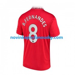 Manchester United Dres Bruno Fernandes 8 Domácí Fotbalové Dresy pro Muže 2022-2023 Krátký rukáv