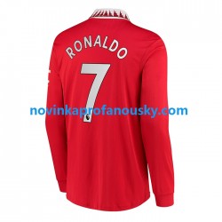 Manchester United Dres Cristiano Ronaldo 7 Domácí Fotbalové Dresy pro Muže 2022-2023 Dlouhý rukáv