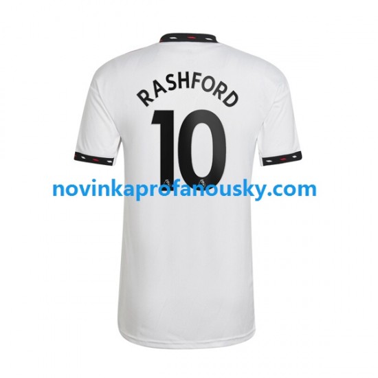 Manchester United Dres Rashford 10 Venkovní Fotbalové Dresy pro Muže 2022-2023 Krátký rukáv