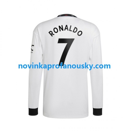 Manchester United Dres Ronaldo 7 Venkovní Fotbalové Dresy pro Muže 2022-2023 Dlouhý rukáv
