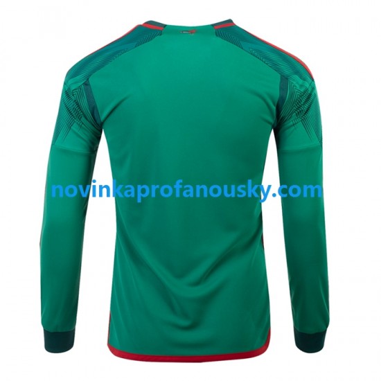 Mexiko Dres Domácí Fotbalové Dresy pro Muže MS ve fotbale 2022 Dlouhý rukáv