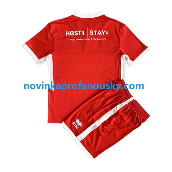 Middlesbrough Dres Domácí Fotbalové Dresy pro Děti 2022-2023 Krátký rukáv