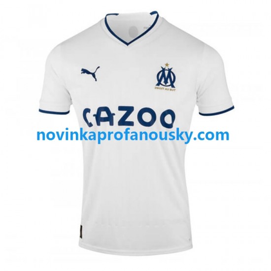 Olympique Marseille Dres Domácí Fotbalové Dresy pro Muže 2022-2023 Krátký rukáv
