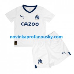 Olympique Marseille Dres Domácí Fotbalové Dresy pro Děti 2022-2023 Krátký rukáv