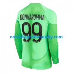 Paris Saint-Germain Dres Gianluigi Donnarumma 99 Brankářské Domácí Fotbalové Dresy pro Muže 2022-2023 Dlouhý rukáv