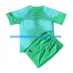 Paris Saint-Germain Dres Brankářské Domácí Fotbalové Dresy pro Děti 2022-2023 Krátký rukáv