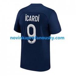 Paris Saint-Germain Dres Icardi 9 Domácí Fotbalové Dresy pro Muže 2022-2023 Krátký rukáv
