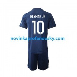 Paris Saint-Germain Dres Neymar Jr 10 Domácí Fotbalové Dresy pro Děti 2022-2023 Krátký rukáv