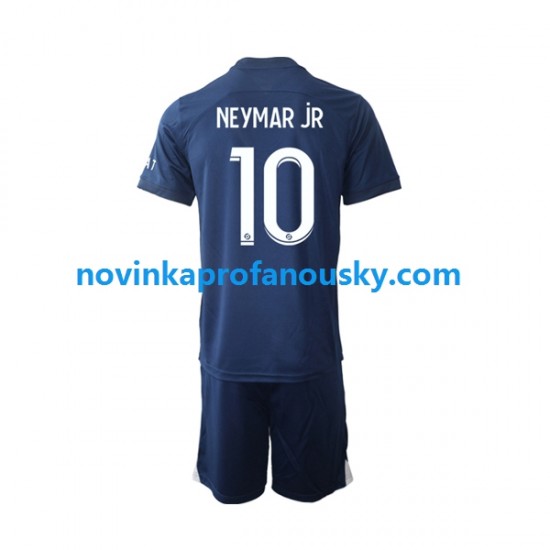 Paris Saint-Germain Dres Neymar Jr 10 Domácí Fotbalové Dresy pro Děti 2022-2023 Krátký rukáv