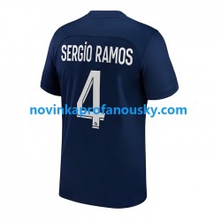 Paris Saint-Germain Dres Sergio Ramos 4 Domácí Fotbalové Dresy pro Muže 2022-2023 Krátký rukáv