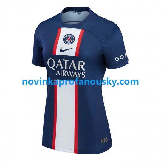 Paris Saint-Germain Dres Domácí Fotbalové Dresy pro Ženy 2022-2023 Krátký rukáv