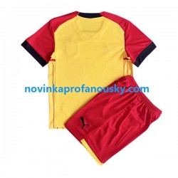 RC Lens Dres Domácí Fotbalové Dresy pro Děti 2022-2023 Krátký rukáv