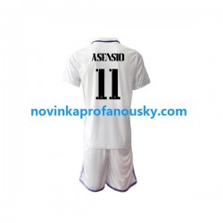 Real Madrid Dres Marco Asensio 11 Domácí Fotbalové Dresy pro Děti 2022-2023 Krátký rukáv