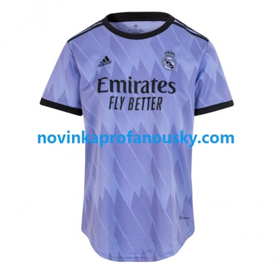 Real Madrid Dres Venkovní Fotbalové Dresy pro Ženy 2022-2023 Krátký rukáv